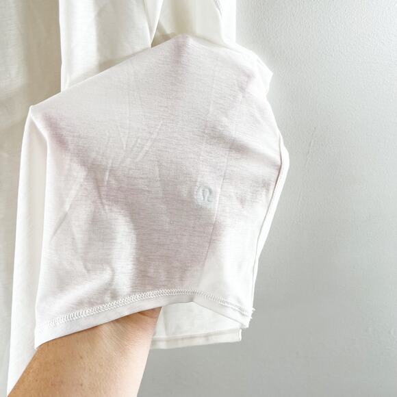 Lululemon Athletica Sleeveless Scoop Neck Racerback Tank Top White - Picture 5 of 5